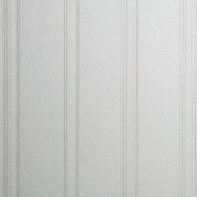 SAMPLE-Superfresco Paintable Beadboard White Durable Heavy Duty Wallpaper