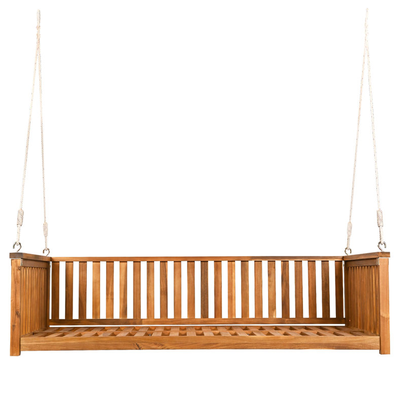 Balancelle de patio en bois pour lit de jardin avec patio