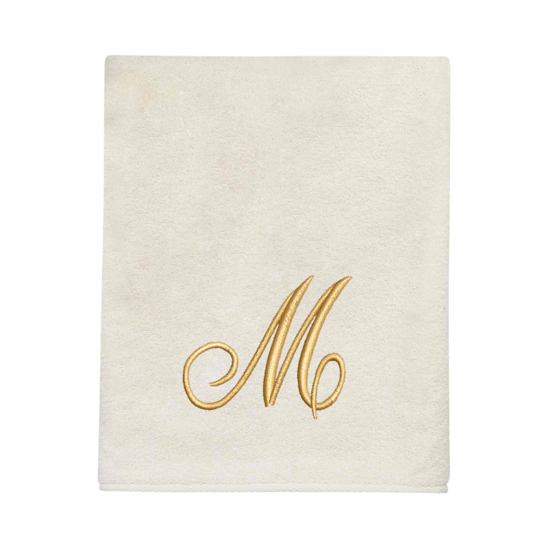 Winston Porter Zakaryan Bath Towel Letter M