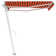 Dakota Fields 137.55cm W x 2.5cm D Orange/Brown Cover Retractable Patio Awning