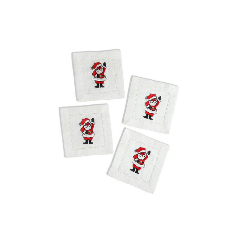 Serviettes de cocktail Jolly Santa
