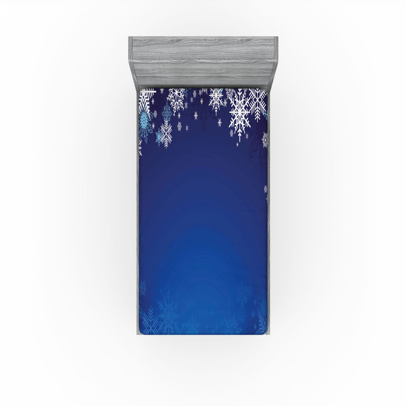 Ensemble de 2 drap-housse de Noël Ambesonne, Ensemble literie pour lit simple