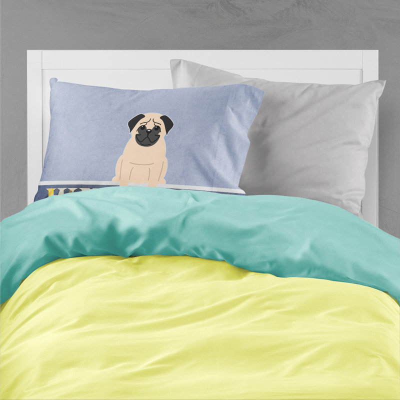 Taie d’oreiller welcome, Fug Pug