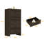 5-Drawer Tall Dresser With Wood Grain Texture-867014908