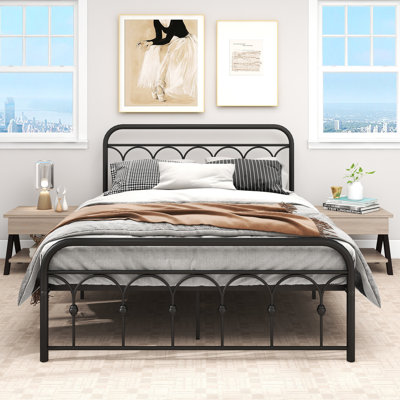 Karole 43.31" Steel Bed Frame