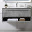 Ensemble de meuble-lavabo mural simple 40 po Kasper-1507883136