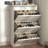 Beige Solid wood Shoe Storage