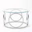 Table basse ronde avec plateau circulaire en verre-756099589