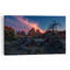 Twisted Tree Desert Sunset Colorful Dramatic Serene Landscape Nature Wall Art Print 1 Piece Wrapped Canvas Wall Art-1183183485