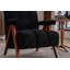 Méridienne Mid-Century moderne avec structure en chêne massif et tissu chenille-1498566840-1498566845