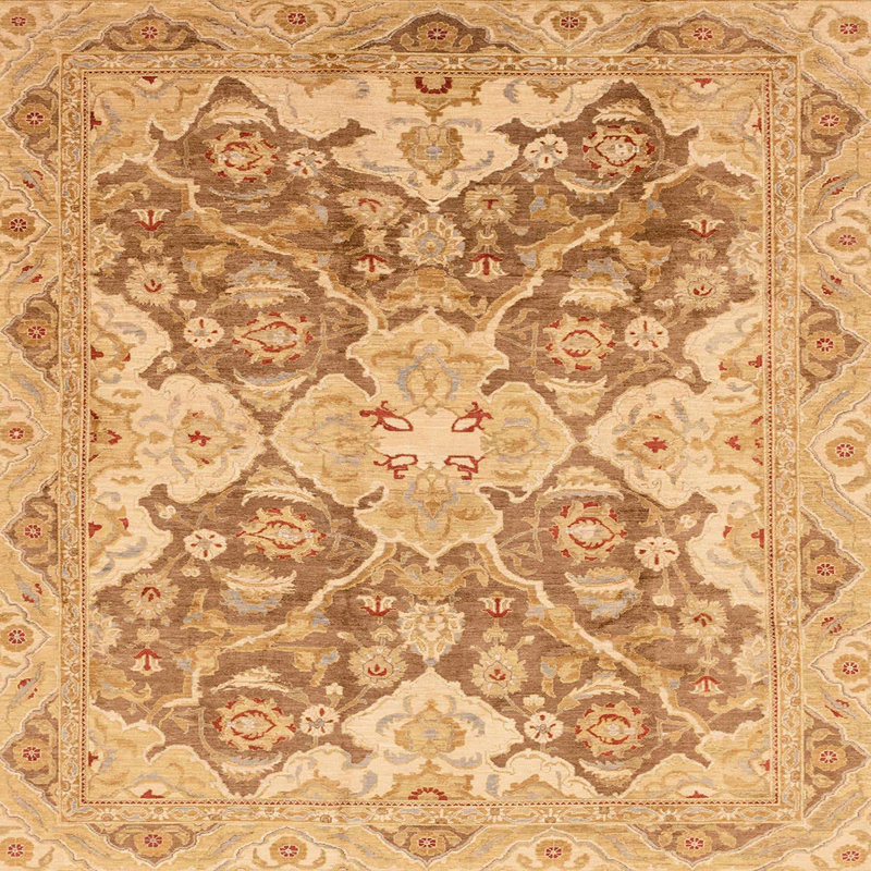 Abstract Indoor Rug, Square 6'