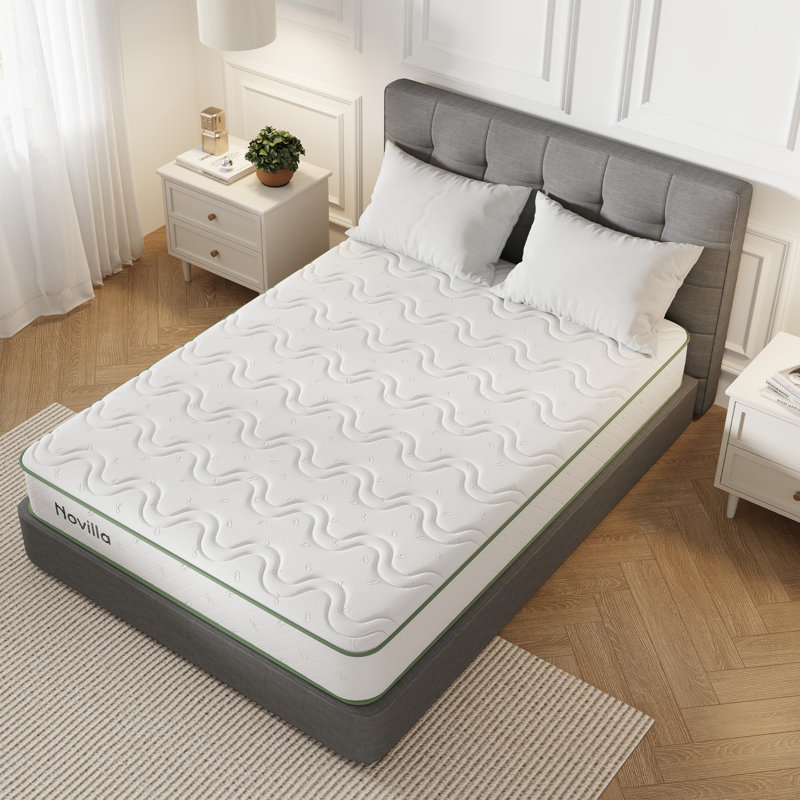 Novilla 23cm Memory Foam  Pocket Sprung Mattress, Kingsize (5')