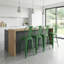 Counter Stool with Metal Frame-1595030019