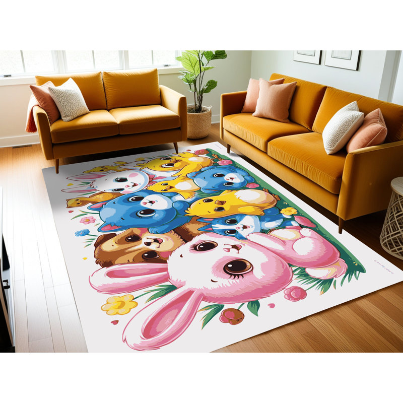 Tapis pour enfant Harper, Rectangulaire 3 pi x 5 pi