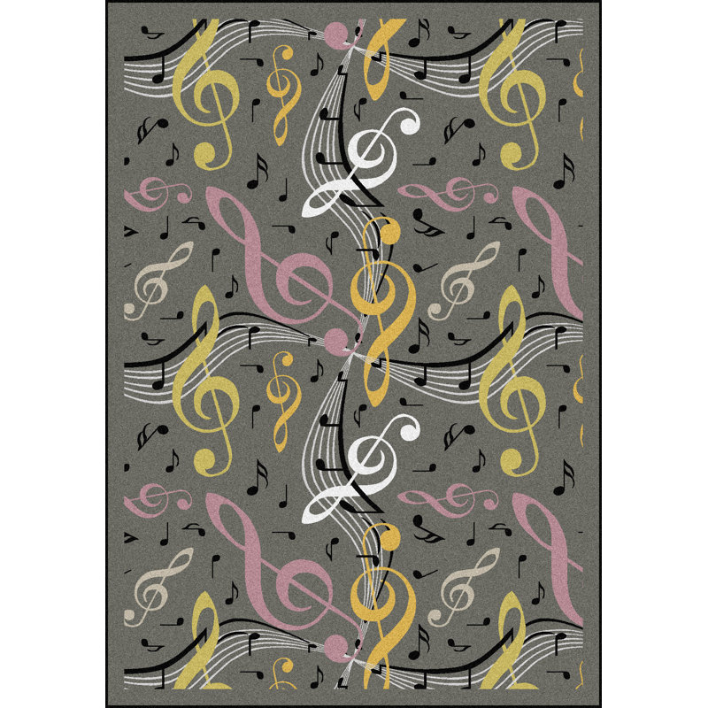 Whimsy Virtuoso by Joy Carpets Area Rug, 3'10" x 5'4"