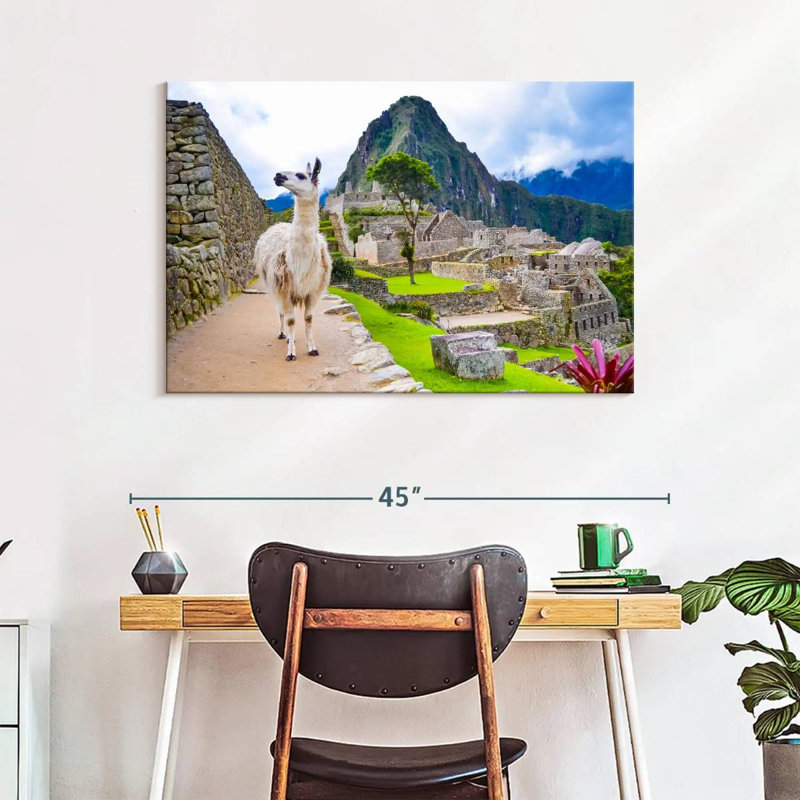 Brampt Peru Llama, 26" H x 39" W