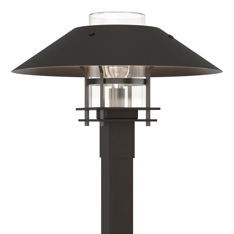 Henry 1 - Light 15.8" H Hardwired Lantern Head, Frosted, Clear, Oil Rubbed Bronze/Coastal Black