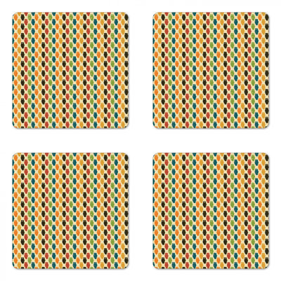 Square 4 Piece Coaster Set