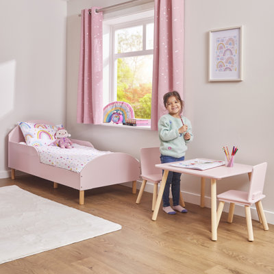 Kids Pink Toddler Bed