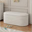 Banc de rangement avec repose-pieds en chenille avec tabouret de rangement et charnière de sécurité-614490000