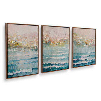 Ensemble de 3 impressions Seaside Sunrise Drift