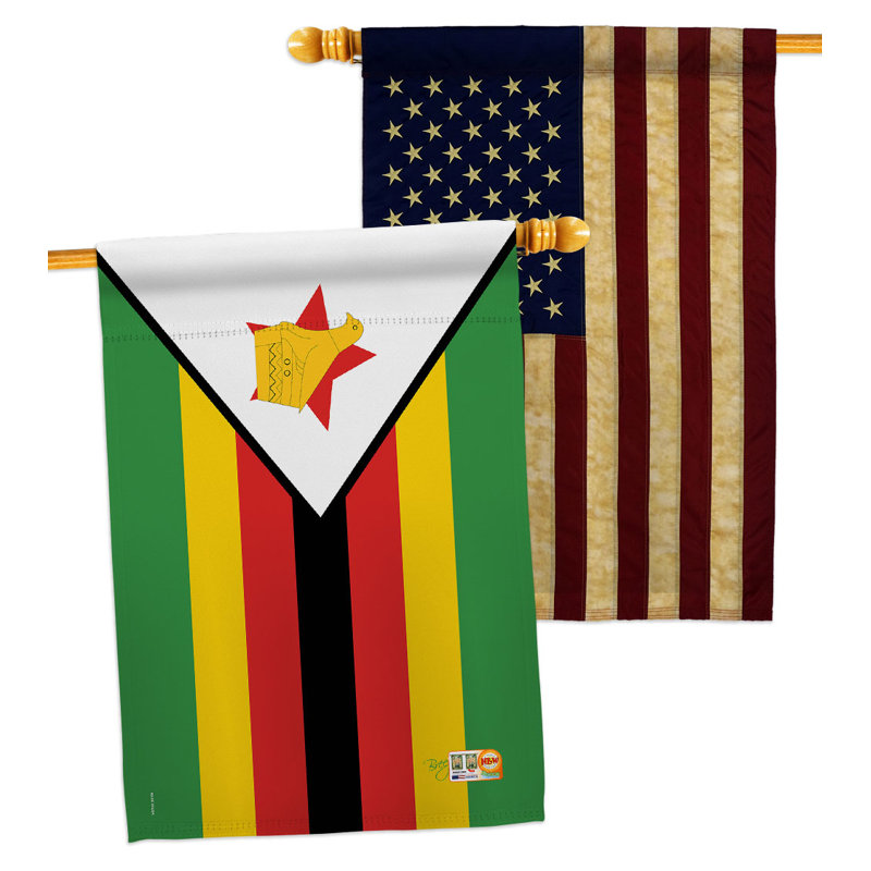 Drapeau de maison en polyester 2 côtés 3 pi 3 po x 2 pi 2 po