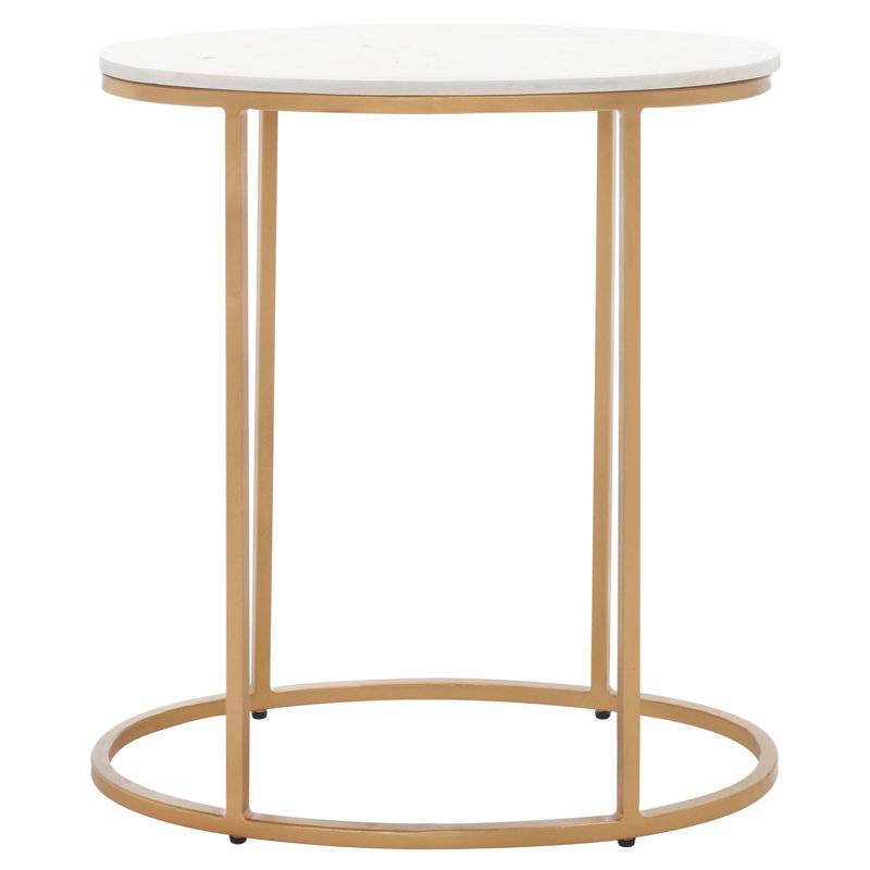 Marble Top End Table