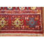 Tapis de couloir indien rouge 3x8