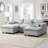 [VIDEO]86.5'' Chenille Modular Sectional Sofa With Storage Pockets-593755526
