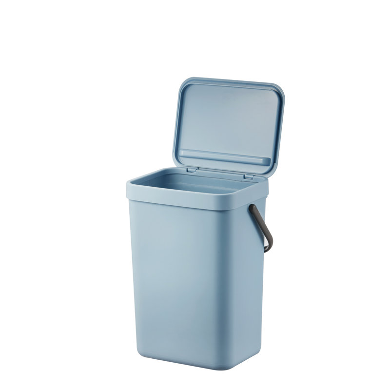 Plastic Manual Lift Waste Bin - 12L