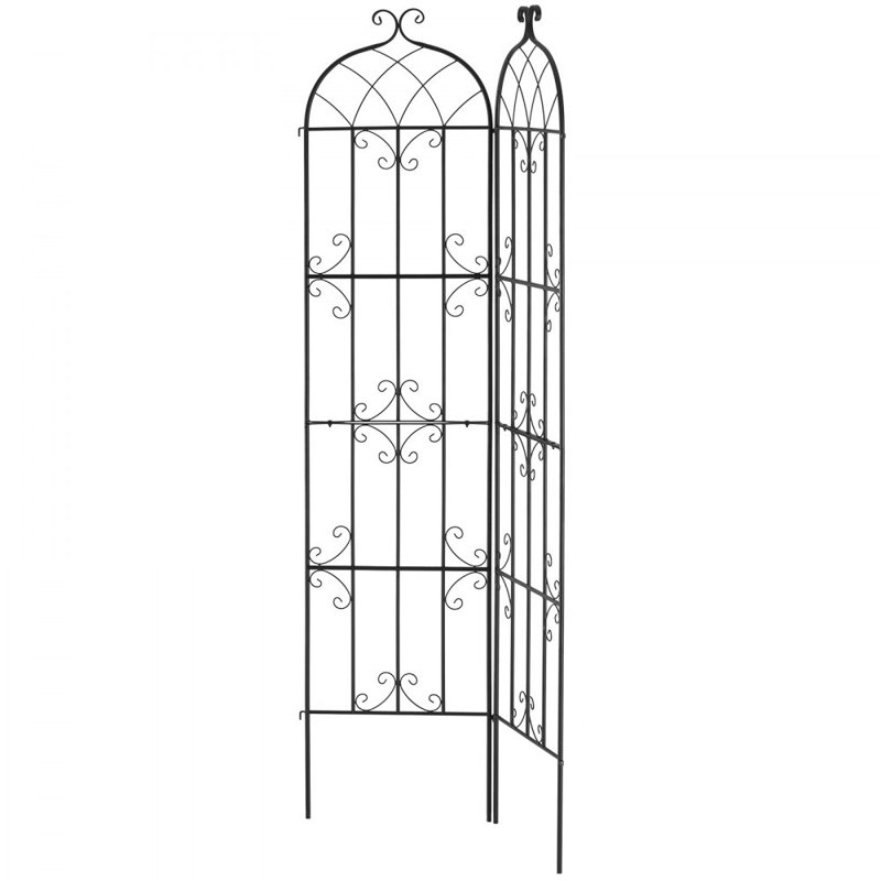 221cm H x 50.8cm W Steel Arbor