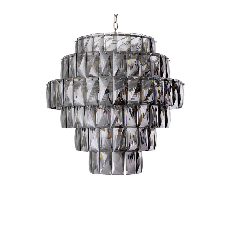 Amazone 26 - Light Chandelier, Smoke