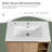 72 Inch Wall-Mounted Bathroom Vanity Combo with Ceramic Sinks and Storage Cabinets, Soft Close Door&Drawer