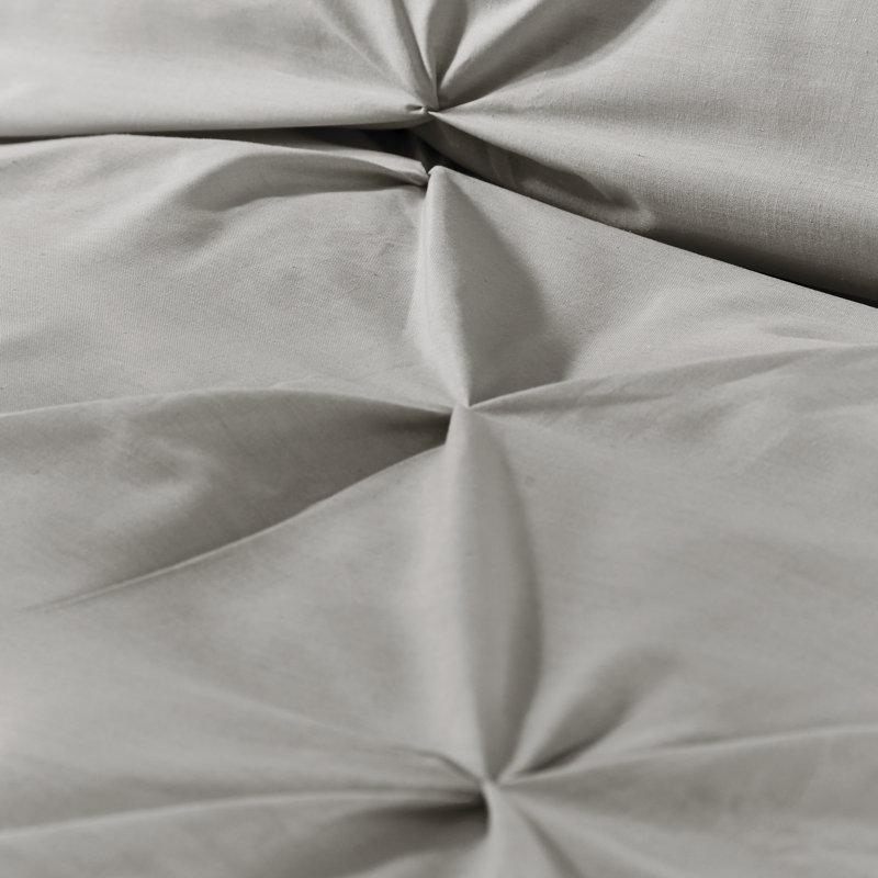 Roulf Polyester No Pattern Duvet Cover Set with Pillowcases Included, Single Duvet Cover + 1 Standard Pillowcase, Blush