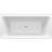 Unwind 59" x 30" Back-To-Wall Soaking Bathtub