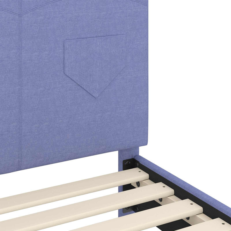 Bed Frame, European Toddler (80 x 160cm), Jeans Blue