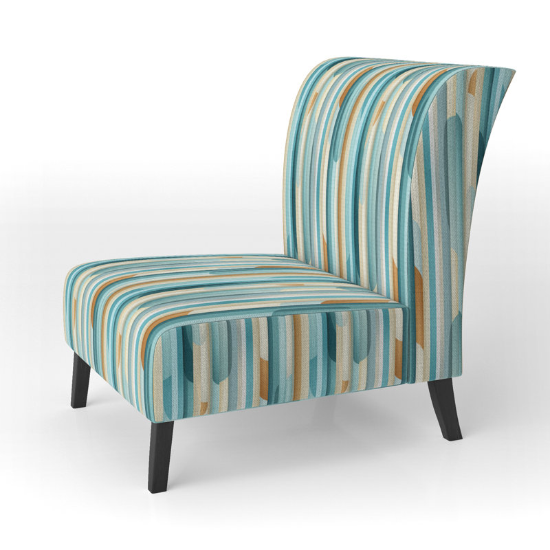 Fauteuil de chambre Serene Stripes - Rembourré