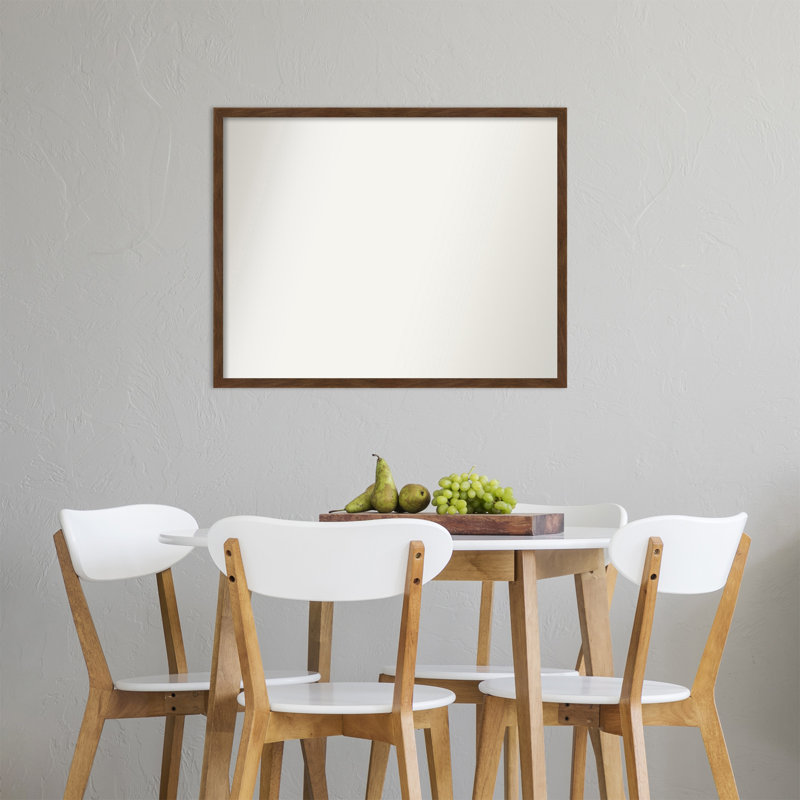 Wood Flat Wall Mirror, 23" x 29", Blonde