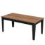 Table de cuisine extensible, 106,5 po de longueur, repas de famille, style, table de salle à manger 106,3 po pour bureau et bureau, conception, supporte 110,23 livres, matériau en panneau de particules