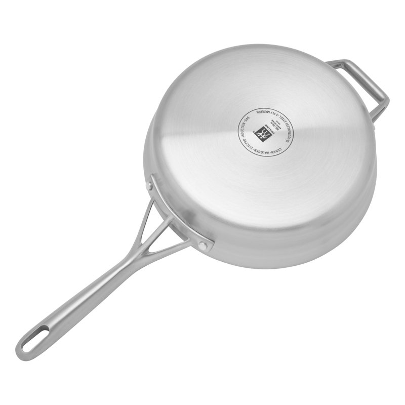 Poêle de cuisine en acier inoxydable 4 pte avec couvercle ZWILLING Motion