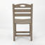 Chaises de patio en PEHD peu encombrantes de style rustique brun pour une utilisation domestique polyvalente