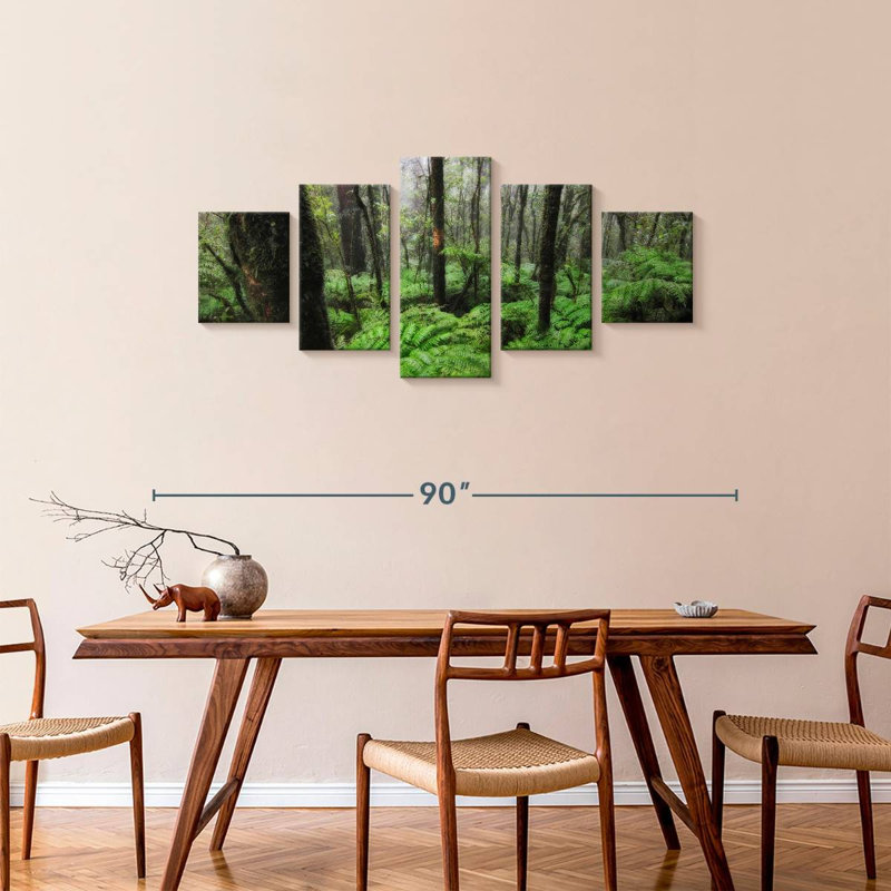 La Tigra Forest, 34" H x 74" W