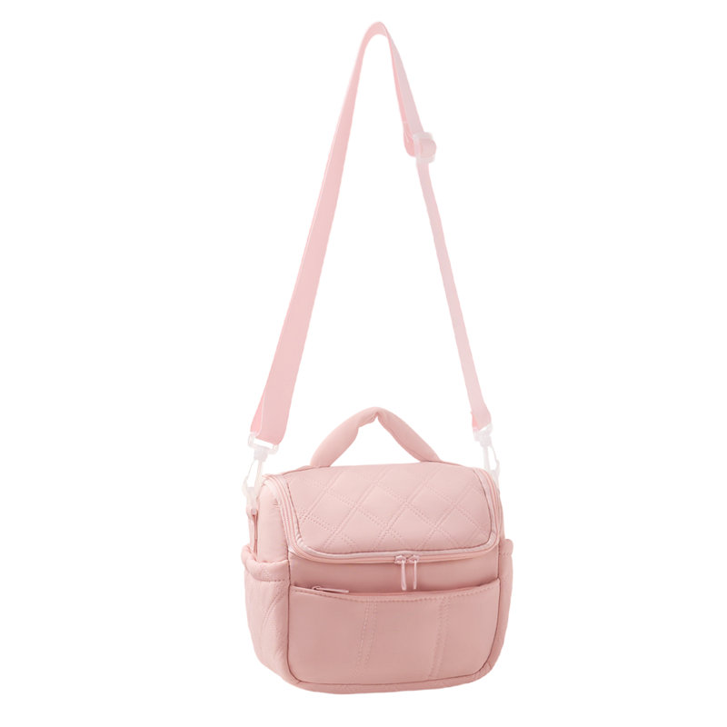Portable Insulated Lunch Bag, Pink