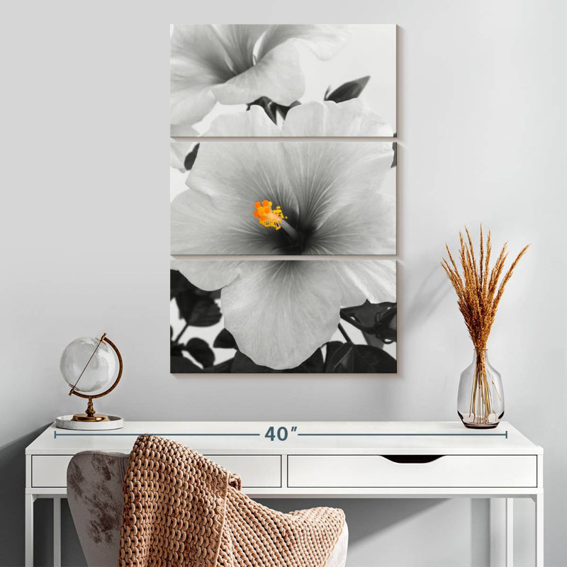Monochrome Hibiscus