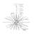 6 - Light Dimmable Sputnik Sphere Chandelier