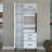 Multi-Purpose Cabinet, 100% Melamine Coated E1 Quality Chipboard, White, 35.4 x 78.1 x 15.7 inches | Stylish Modern Design, Durable & Functional Storage Solution for Home or Office | Perfect for Organizing Essentials