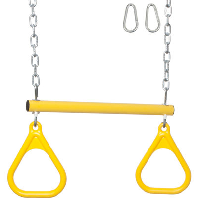 Trapeze Bar and Rings with Chains and Hooks