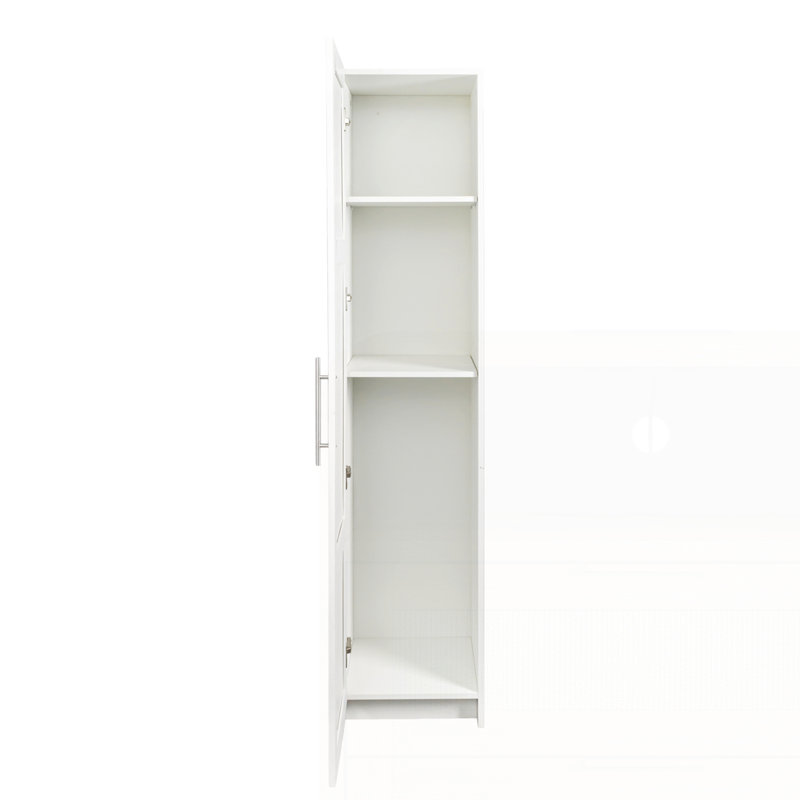 Stackable Wall Mounted Storage Cabinet, White