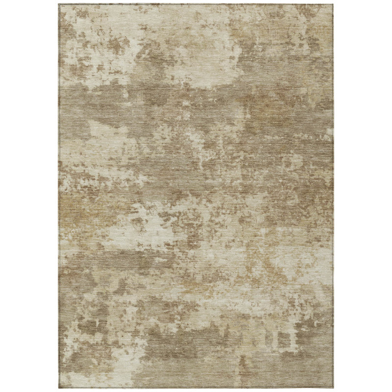 Machine Washable Indoor/Outdoor Wagenen ACN2366 Abstract Rug, Rectangle 10' x 14'