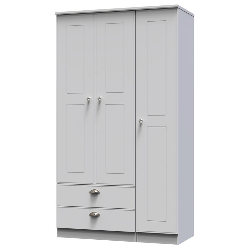 Conners Manufactured Wood Wardrobe, Grey Matt